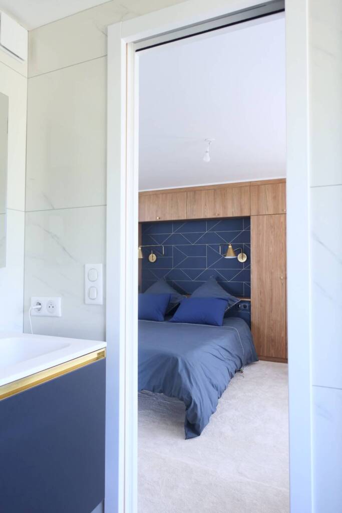 De la salle de bain à la chambre, by Sabrina Alvarez Design, Architecte d'intérieur et Décoratrice en Ile-de-France