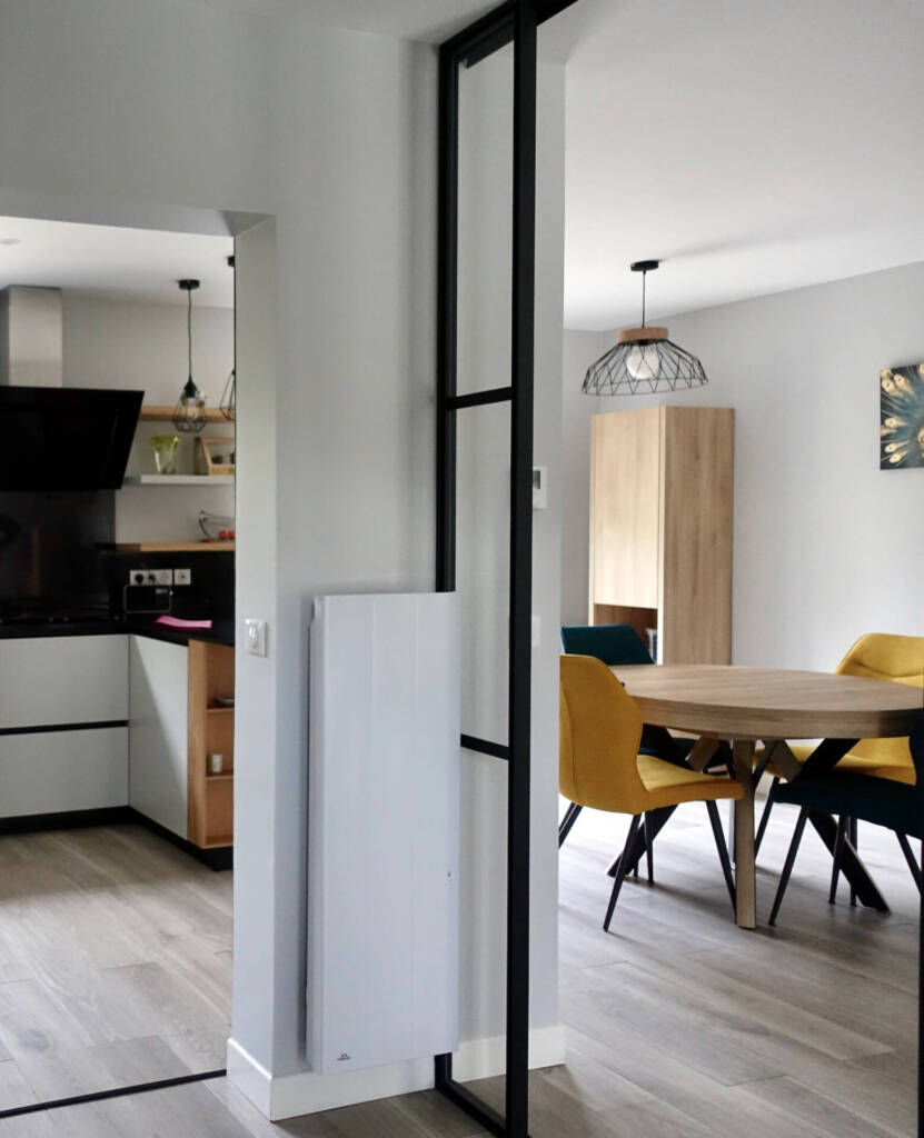 Le passage entre l'entrée et la cuisine, by Sabrina Alvarez Design, Architecte d'intérieur et Décoratrice en Ile-de-France